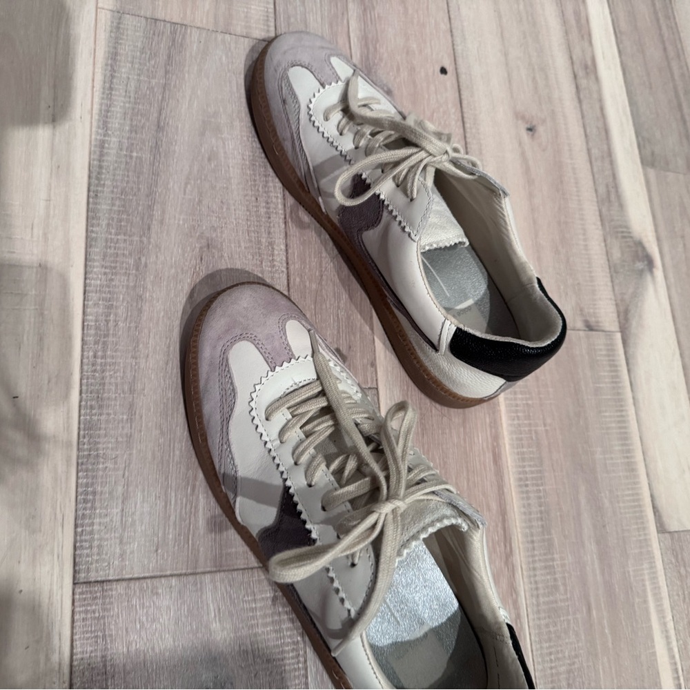 Dolce Vita White and Gray Sneakers - Picture 2 of 5